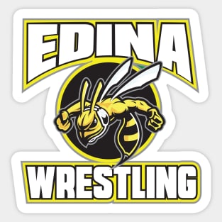 Edina Wrestling Full Logo Sticker